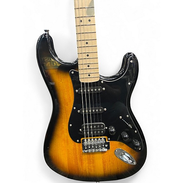 Used Squier Standard Stratocaster 2 Color Sunburst Solid Body Electric Guitar