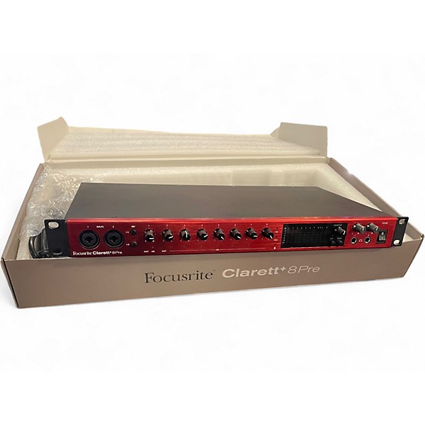 Used Focusrite Clarett 8Pre USB Audio Interface