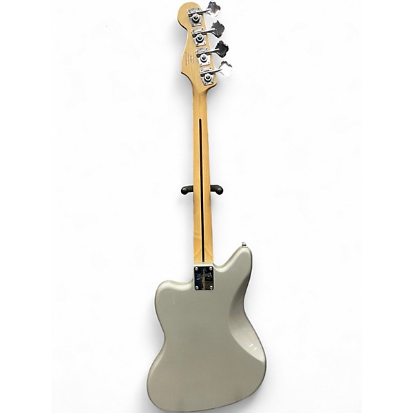Used Squier Vintage Modified Jaguar Bass Special Silver Electric Bass Guitar