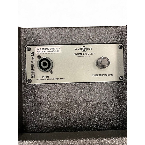 Used Warwick Gnome Pro 210 cab Bass Cabinet