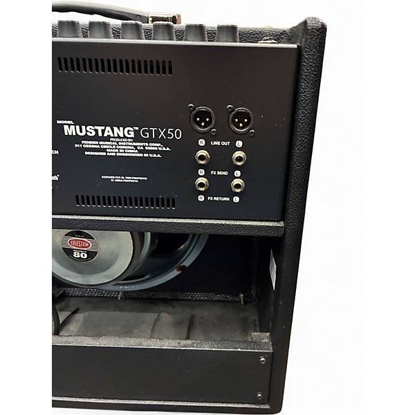 Used Fender GTX50 Mustang 1X12 Guitar Combo Amp