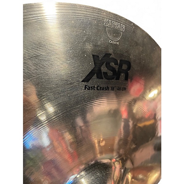 Used SABIAN 18in XSR Fast Crash Cymbal