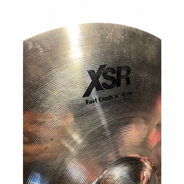 Used SABIAN 16in XSR Fast Crash Cymbal