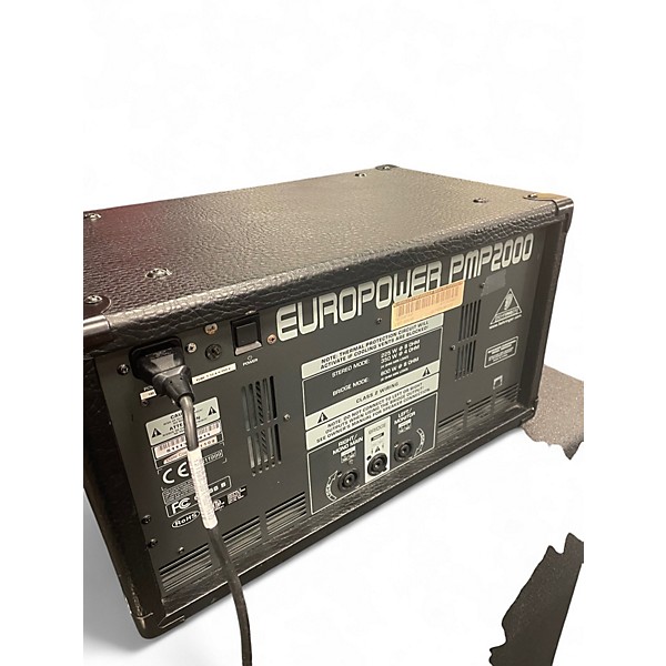 Used Behringer PMP2000 Powered Mixer