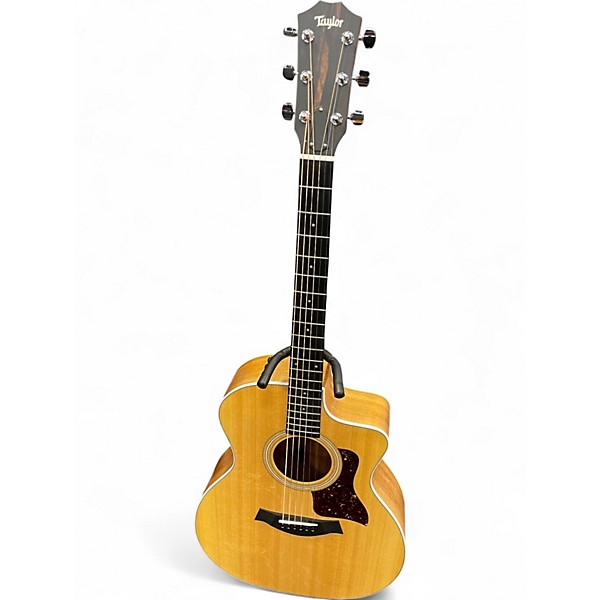 Used Taylor 214CE Natural Acoustic Electric Guitar