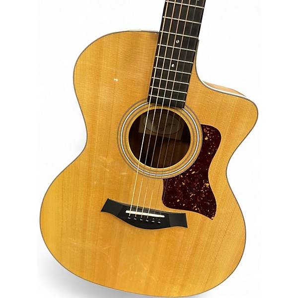 Used Taylor 214CE Natural Acoustic Electric Guitar