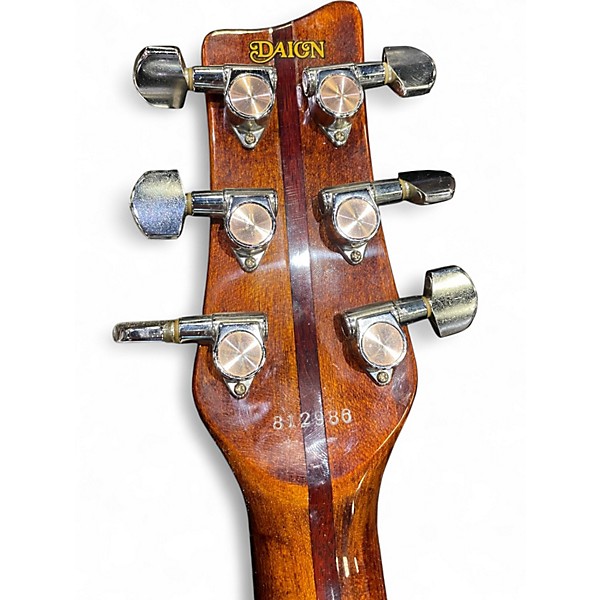 Vintage 1980s Daion POWER MK1 NATURAL  Solid Body Electric Guitar