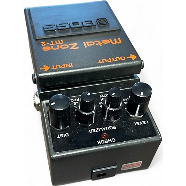 Used BOSS MT2 Metal Zone Distortion Effect Pedal