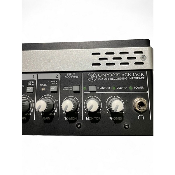 Used Mackie ONYX-BLACKJACK Audio Interface