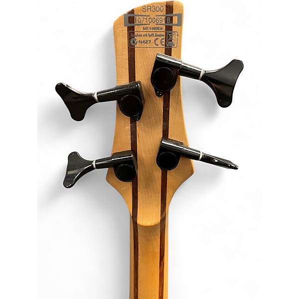 Used Ibanez SR300 Black Electric Bass Guitar