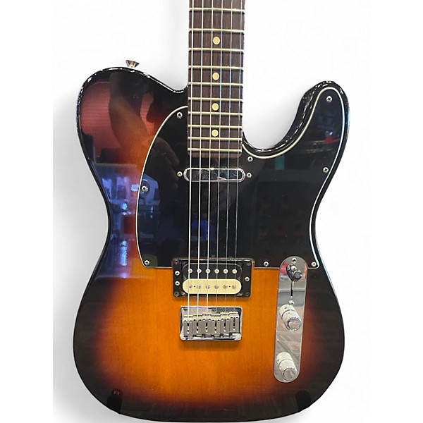 Used Fender USA Pro Standard Telecaster 3 Tone Sunburst Solid Body Electric Guitar