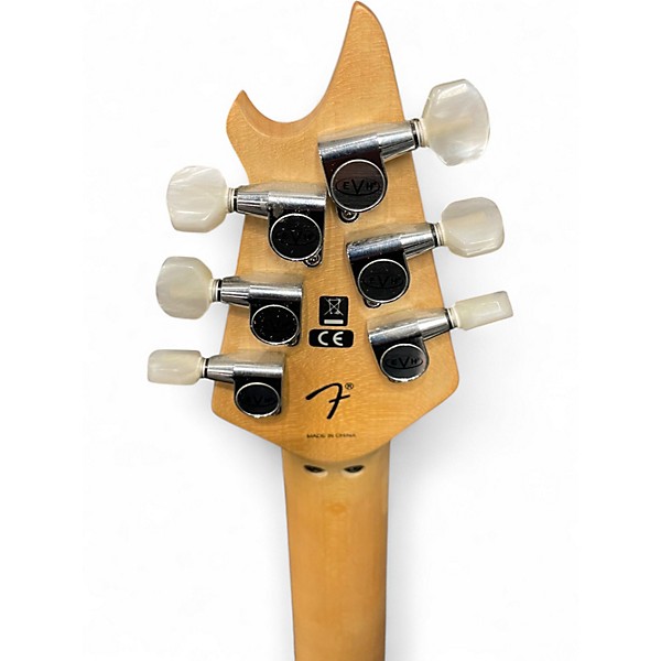 Used EVH Wolfgang Special BLACK WITH WHITE Solid Body Electric Guitar