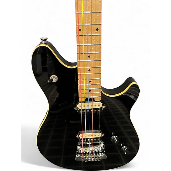 Used EVH Wolfgang Special BLACK WITH WHITE Solid Body Electric Guitar