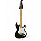 Used Silvertone STRATOCASTER STYLE  Black Solid Body Electric Guitar thumbnail