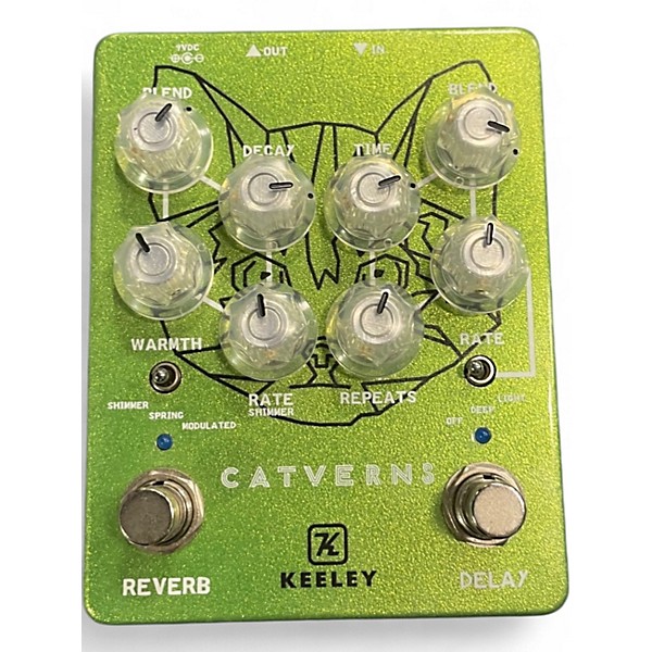 Used Keeley Caverns Limited Edition Catverns Effect Pedal