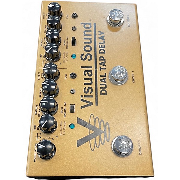 Used Visual Sound V3DTD Dual Tap Delay Effect Pedal