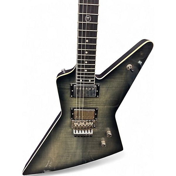 Used Epiphone Brendon Small Thunderhorse Explorer TRANS BLACK Solid Body Electric Guitar