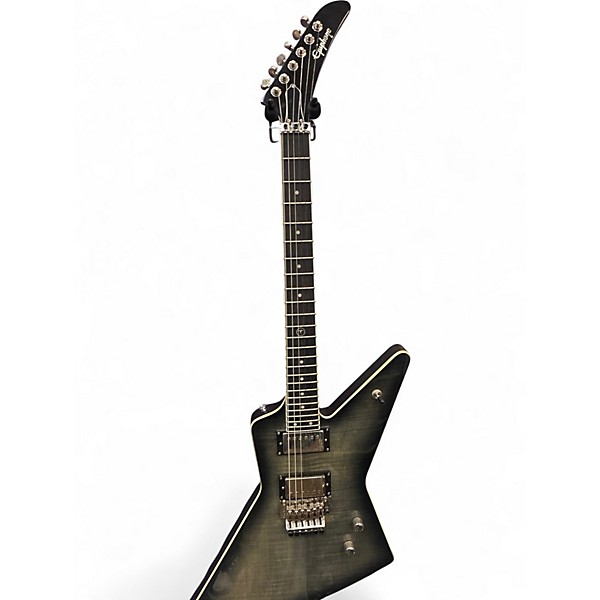 Used Epiphone Brendon Small Thunderhorse Explorer TRANS BLACK Solid Body Electric Guitar