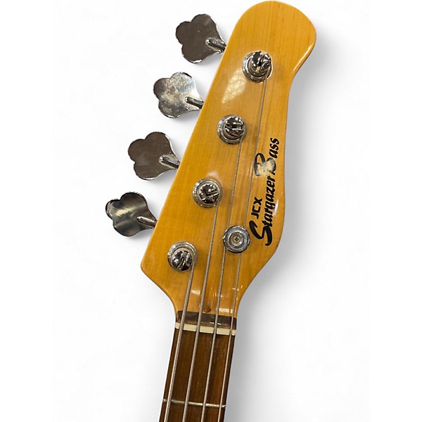 Used Jcx Stargazer Bass Black Electric Bass Guitar