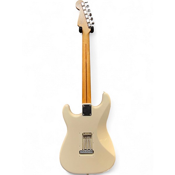 Used Fender Artist Series Jimmie Vaughan Tex-Mex Stratocaster Olympic White Solid Body Electric Guitar