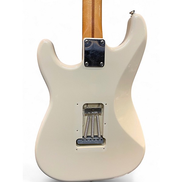 Used Fender Artist Series Jimmie Vaughan Tex-Mex Stratocaster Olympic White Solid Body Electric Guitar