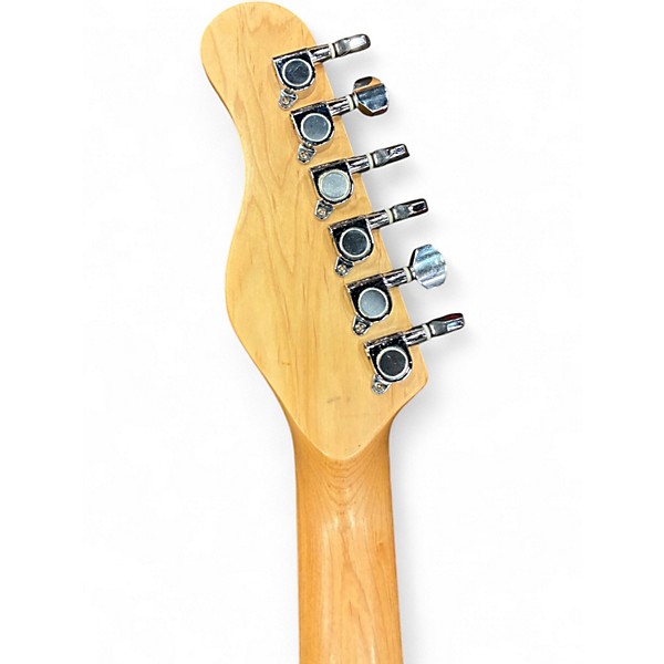 Used G Burton Double Cut Blue Solid Body Electric Guitar