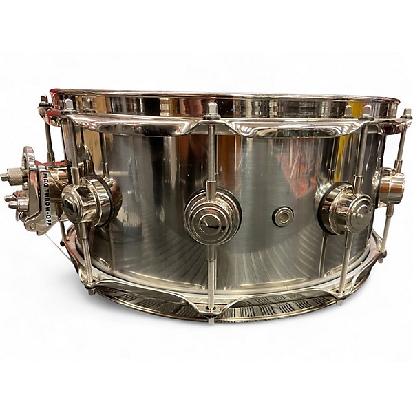 Used DW 14in Collector's Series Stainless Steel Snare Stainless Steel Drum