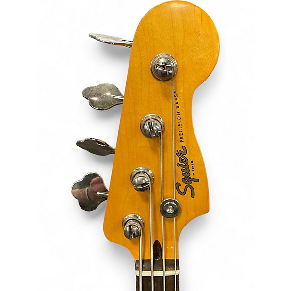 Used Squier Classic Vibe 1960S Precision Bass White Electric Bass Guitar