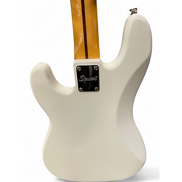 Used Squier Classic Vibe 1960S Precision Bass White Electric Bass Guitar