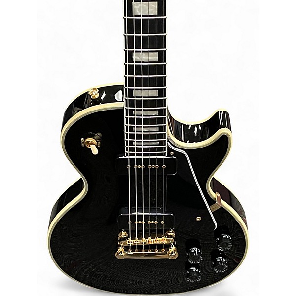 Used Epiphone Les Paul Custom P-90 Black Solid Body Electric Guitar