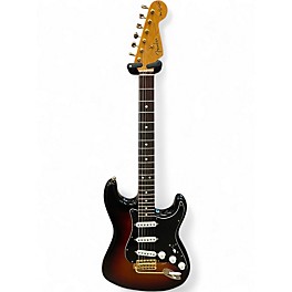 Used Fender Artist Series Stevie Ray Vaughan Stratocaster 3 Color Sunburst Solid Body Electric Guitar