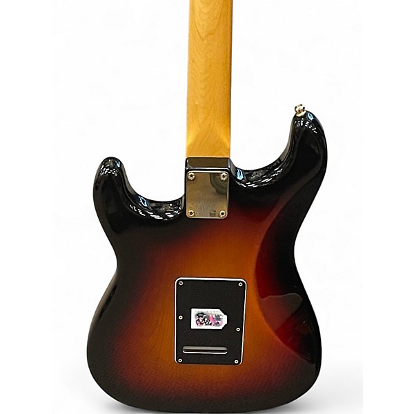 Used Fender Artist Series Stevie Ray Vaughan Stratocaster 3 Color Sunburst Solid Body Electric Guitar