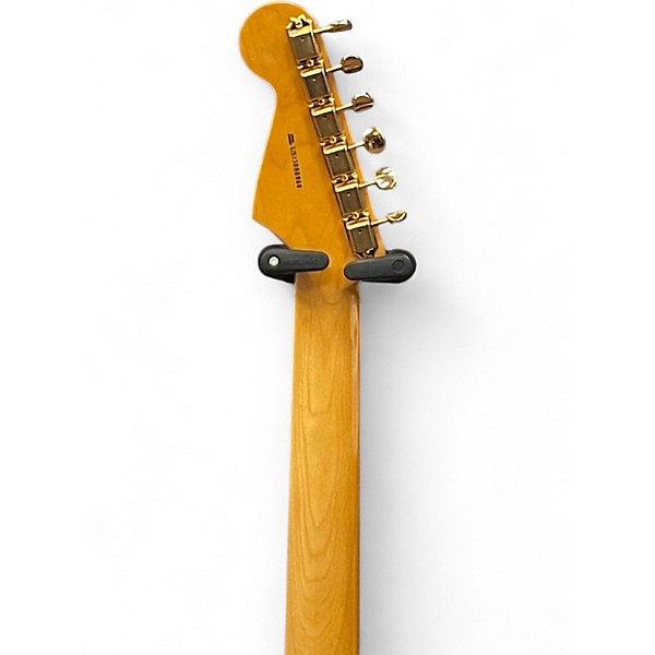 Used Fender Artist Series Stevie Ray Vaughan Stratocaster 3 Color Sunburst Solid Body Electric Guitar