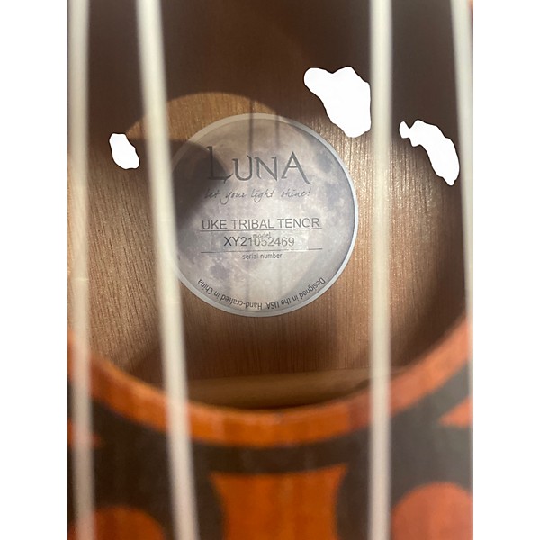 Used Luna Tattoo Tenor Natural Ukulele