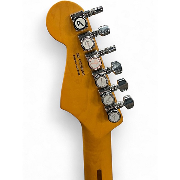 Used Fender American Ultra Stratocaster HSS Tiger Eye Solid Body Electric Guitar