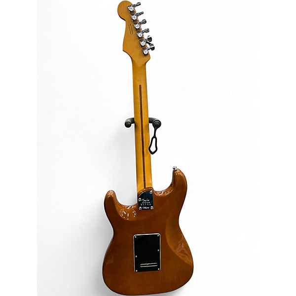 Used Fender American Ultra Stratocaster HSS Tiger Eye Solid Body Electric Guitar