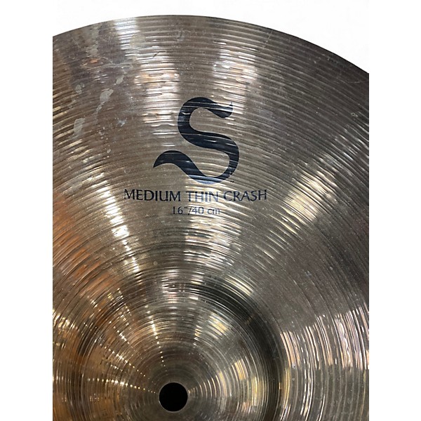 Used Zildjian 16in S Family Medium Thin Crash Cymbal