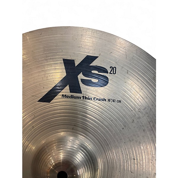 Used SABIAN 16in XS20 Medium Thin Crash Cymbal