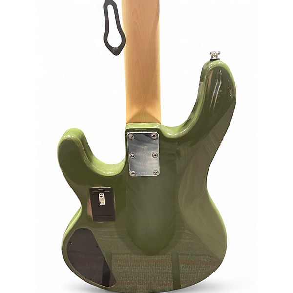 Used Sterling by Music Man stingray ray4hh olive Electric Bass Guitar