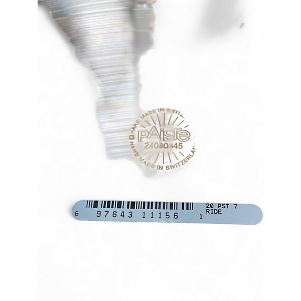 Used Paiste 20in PST7 Ride Cymbal