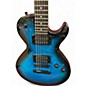 Used Diamond Guitars LTF Bolero Limited Flame Trans Blue Solid Body Electric Guitar