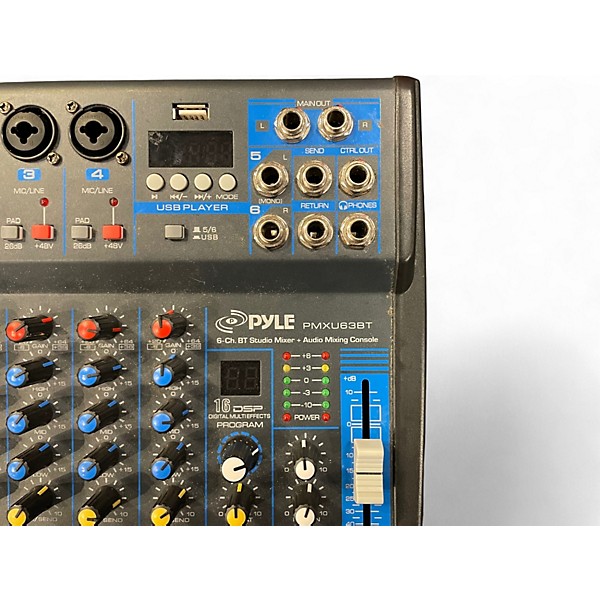 Used Pyle PMXU63BT Powered Mixer