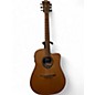 Used Lag Guitars THV10DCE Natural Acoustic Electric Guitar