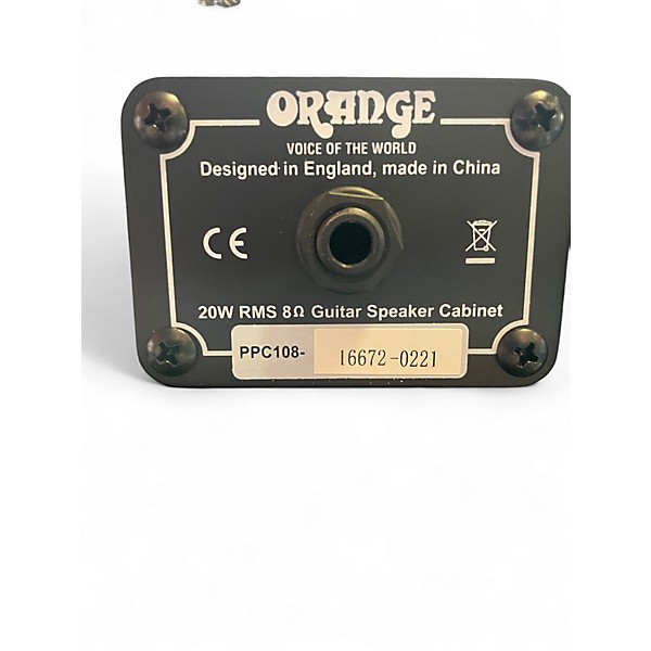 Used Orange Amplifiers PPC108 20W Guitar Cabinet