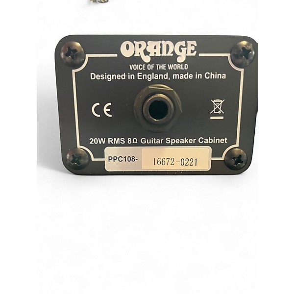 Used Orange Amplifiers PPC108 20W Guitar Cabinet