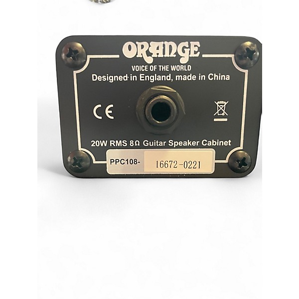 Used Orange Amplifiers PPC108 20W Guitar Cabinet