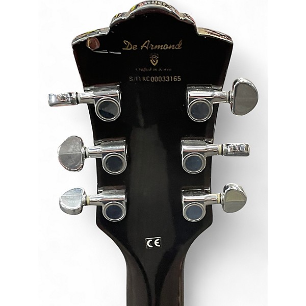 Used DeArmond M75 Blue Solid Body Electric Guitar