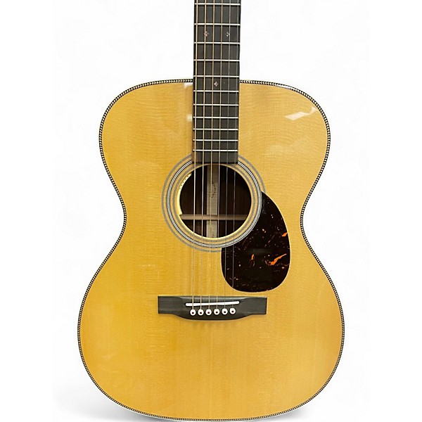 Used Martin OM28LRB W/ LR Baggs Anthem Natural Acoustic Electric Guitar