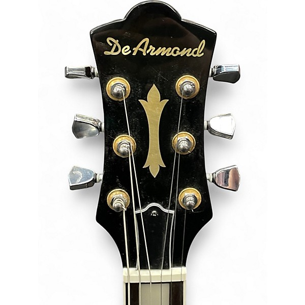 Used DeArmond M75 Brown Sunburst Solid Body Electric Guitar