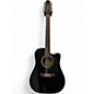 Used Takamine EF381 Black 12 String Acoustic Electric Guitar thumbnail